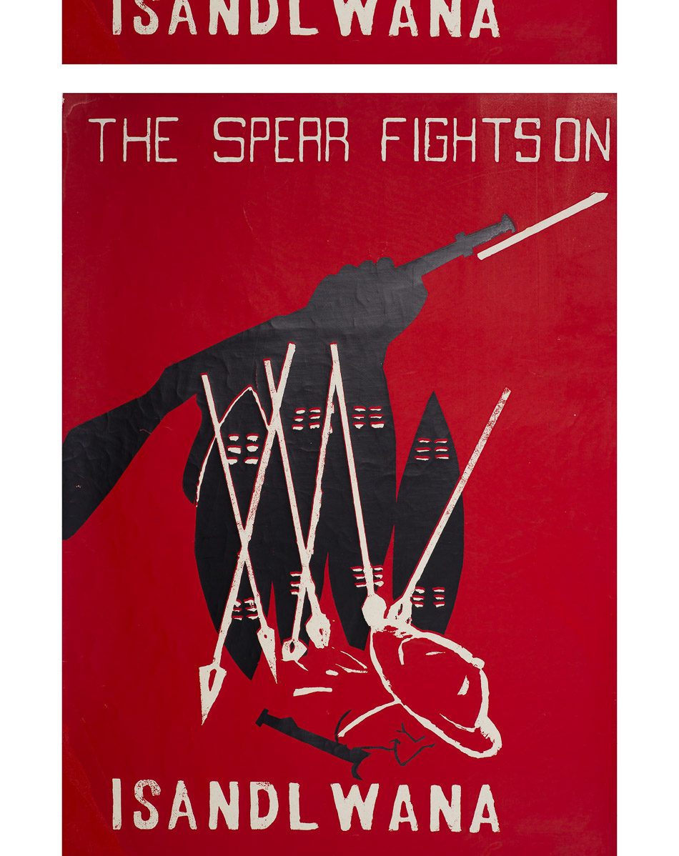 Medu Art Ensemble, The Spear Fights on Isandlwana, 1979. Credit: Medu Art Ensemble via Freedom Park